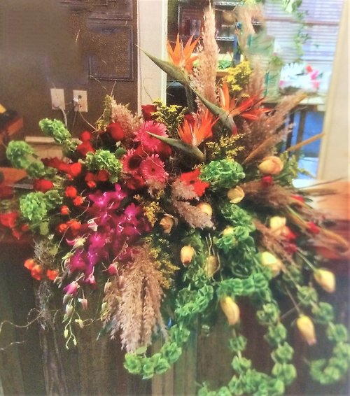Tropical Modern Casket Cover
