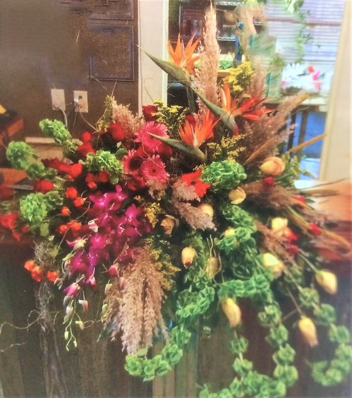 Tropical Modern Casket Cover