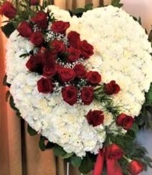 Large Bleeding Heart With Roses