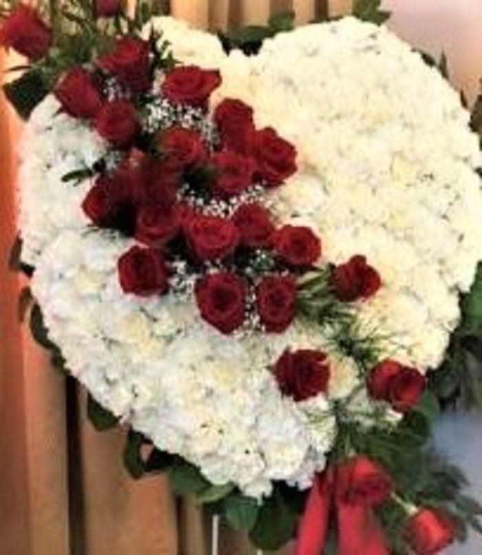 Large Bleeding Heart With Roses