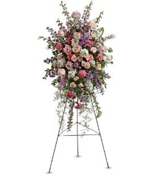 Large Pastel Spray on a Stand