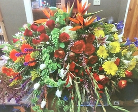 A Life Well Lived Casket Cover