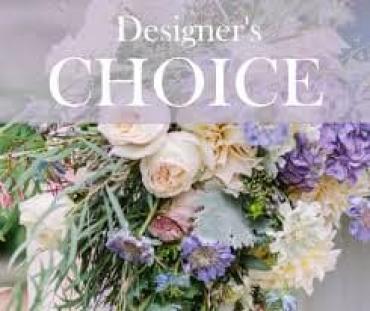 Designer Choice Blue Funeral Basket
