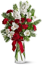 Small Tall Christmas Vase