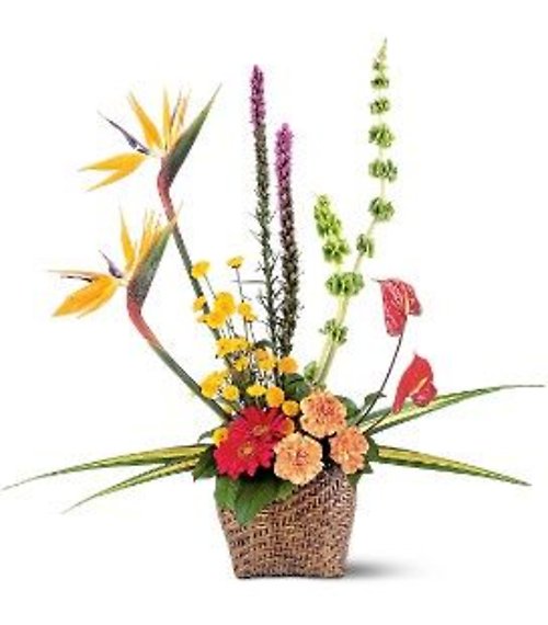 Tropical Funeral Basket