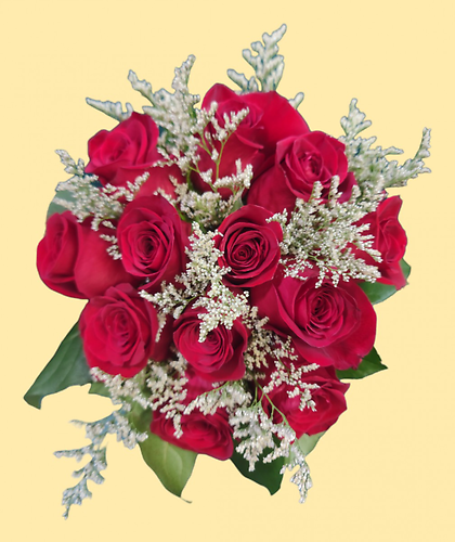Dozen Premium Colorful Rose Nosegay