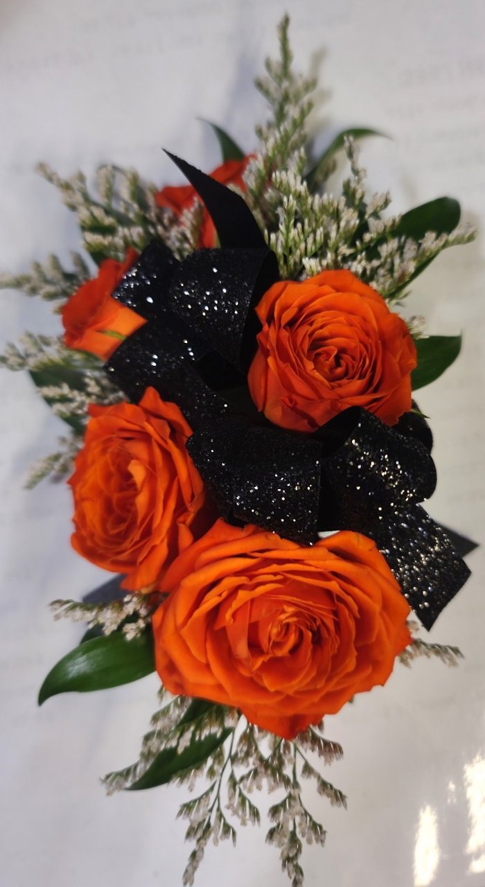 Colorful Linear Standard Wristlet Corsage