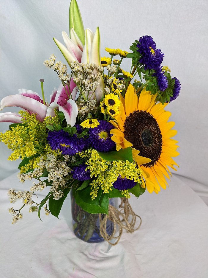 Purple Jardin Mason Jar