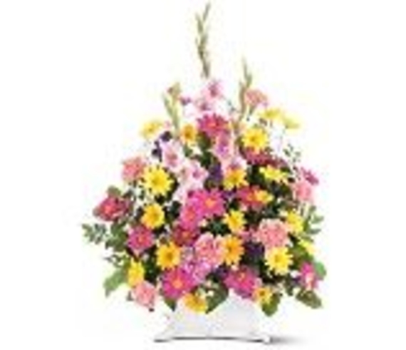 Mixed Spring Colors Basket
