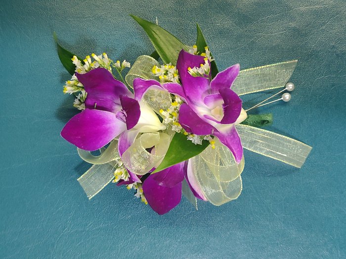 Purple Orchid Pin-on