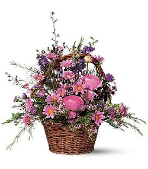 Lavender Spring Basket