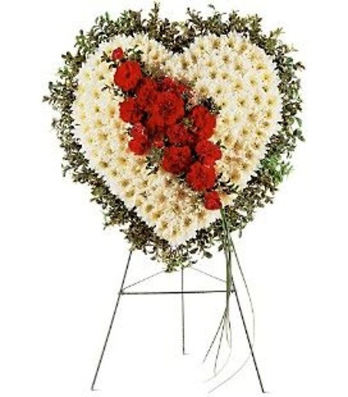 Large Bleeding Heart with Carnations