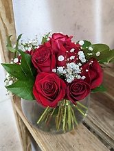 One Dozen Red Roses Pave - Vday
