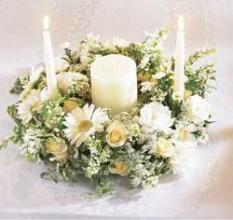 Worldwide Romance Unity Candle Arrangement