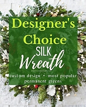 Designer\'s Choice Silk Christmas Wreath