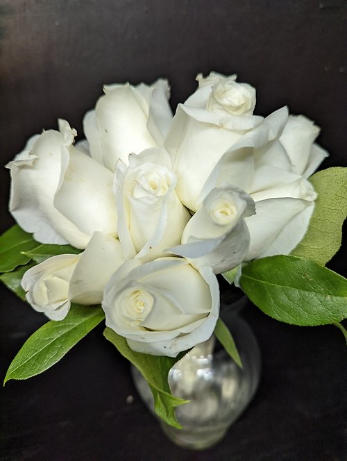 White Rose Hand-Tied