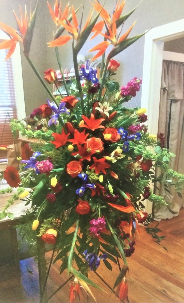 Large Tropical Standing Spray